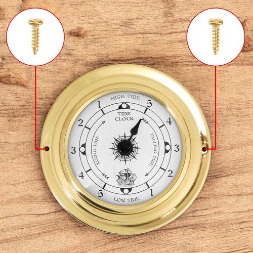 Tide clock high - tide, low
