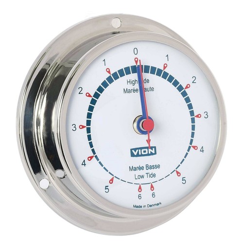 Vion tide clock stainless - vion,