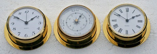 Brass ships clock - ships,