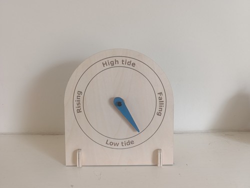 Wooden tide clock - tide, desktop